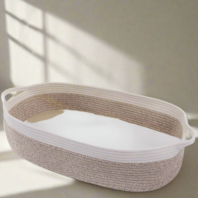 Berceau bébé - BabyCradleBed™ - Marron&Blanc