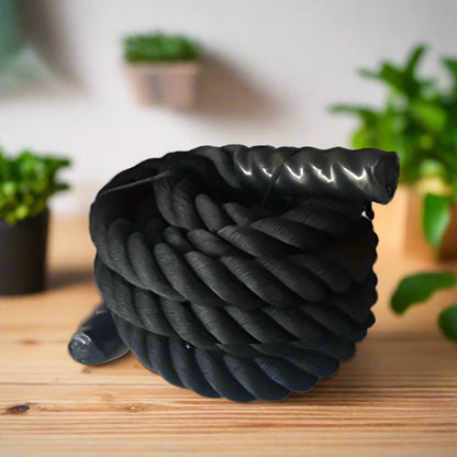 Corde Musculation - TitanSkip™ - Noir