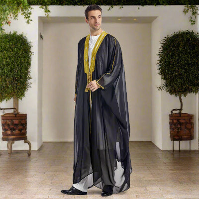 Caftan Homme - JubbaElite™ - Noir