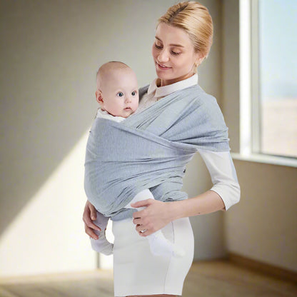 Écharpe De Portage - CuddleWrap™ - Gris Clair