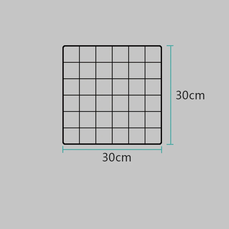 Rangement Mural - ClutterGrid™ - Grille Noire