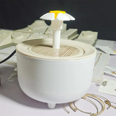 Fontaine à Eau Pour Chat - CatDrinker™ - Grain de bois blanc