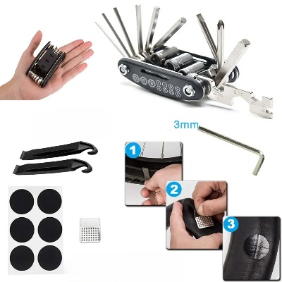 Accessoires Vélo - PumpNRepair™ - Kit d'outils