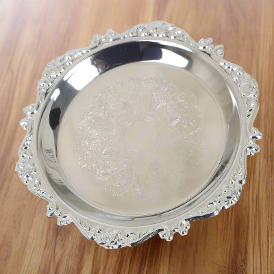 Plateau Decoratif - EleganceDish™ - Argenté