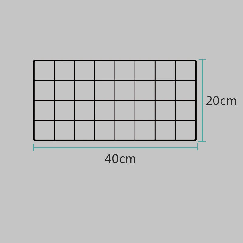 Rangement Mural - ClutterGrid™ - Grille Noire