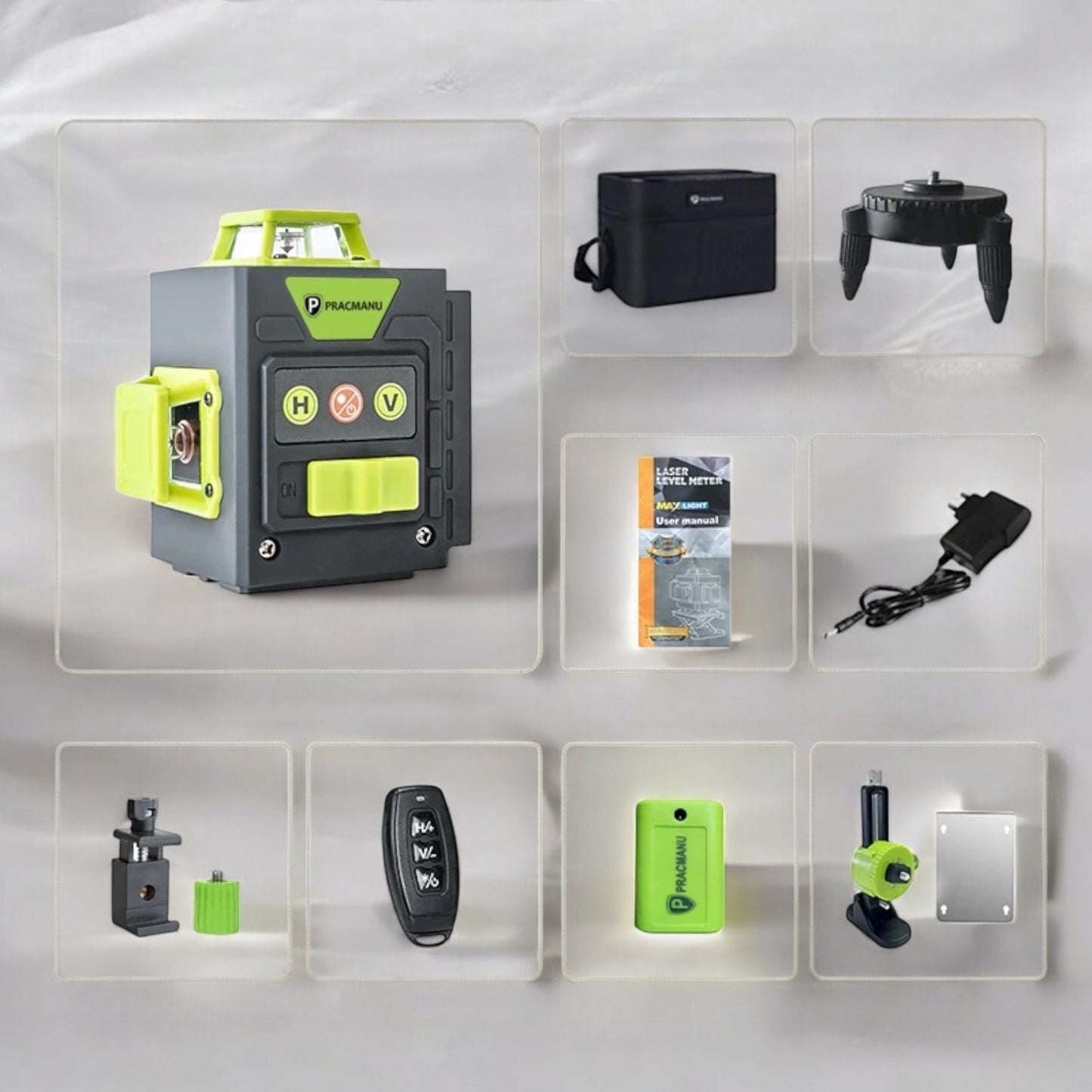 Niveau Laser - MiniLaserMeter™ - Gris & Vert
