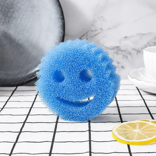 Eponge Smiley - SpongeJoy™ - Bleu
