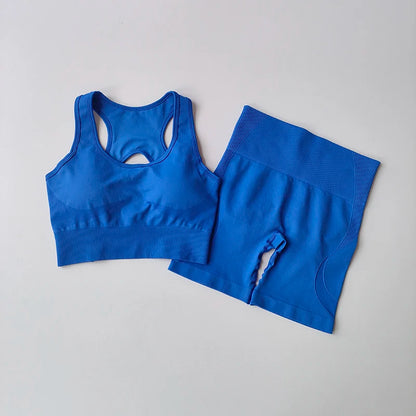 Soutiens Gorge De Sport - HighWaistYogaSet™ - Bleu