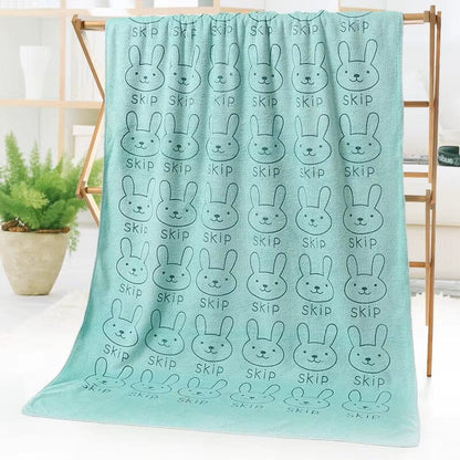 Serviette Microfibre - PetTowel™ - Lapin Vert Menthe