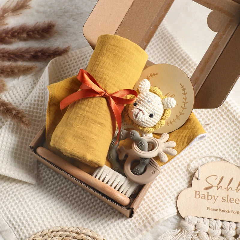 Coffret Naissance - CuddleSet™ - Lion