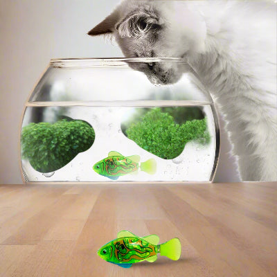 Jouet Interactif Chat  - CatchyFish™ - Vert