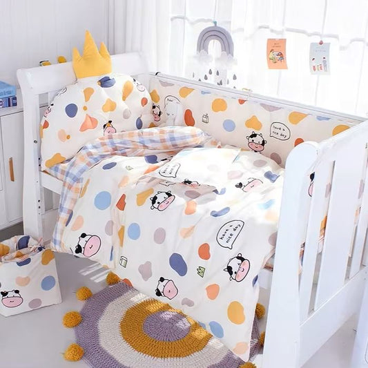 LINGE DE LIT BEBE - DouxSommeil™ - Vaches Amusantes