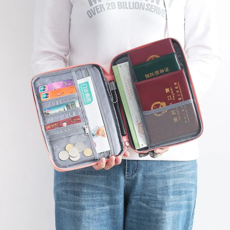 PortePasseportMultifonction™- Rose L