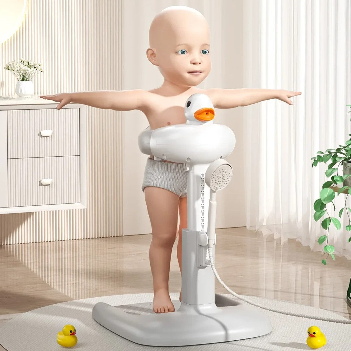 Support de Bain Bébé - DuckAssist™