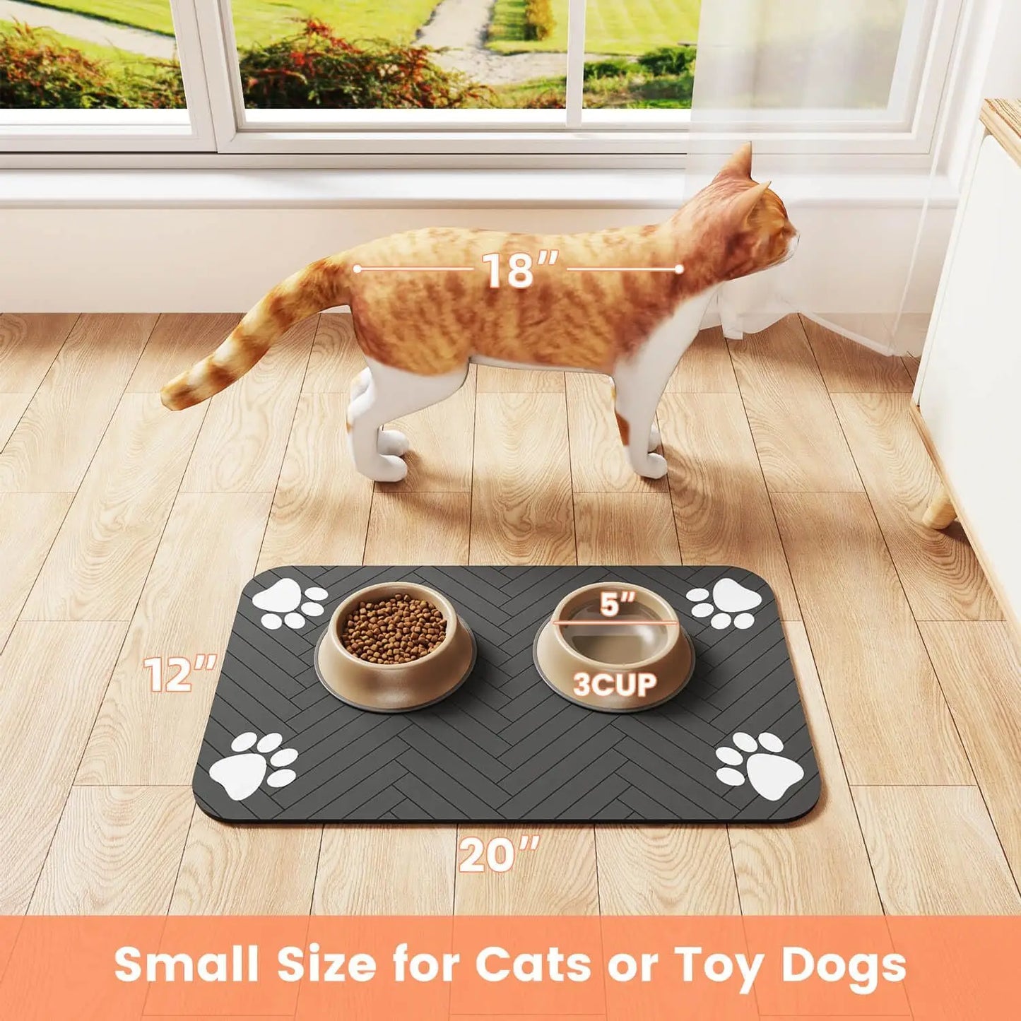 Tapis en Silicone - MatClean™ - Beige