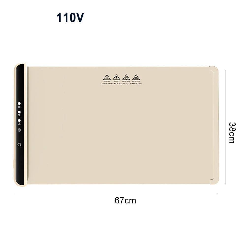 Plaque Chauffante Électrique - HeatTray™ - Blanc