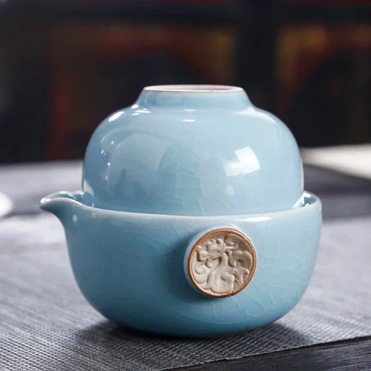 Théière Japonaise - TeapotSet™ - Bleu