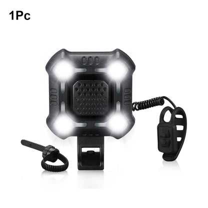 Sonnette Pour Vélo - BicycleLightBell™ - Noir