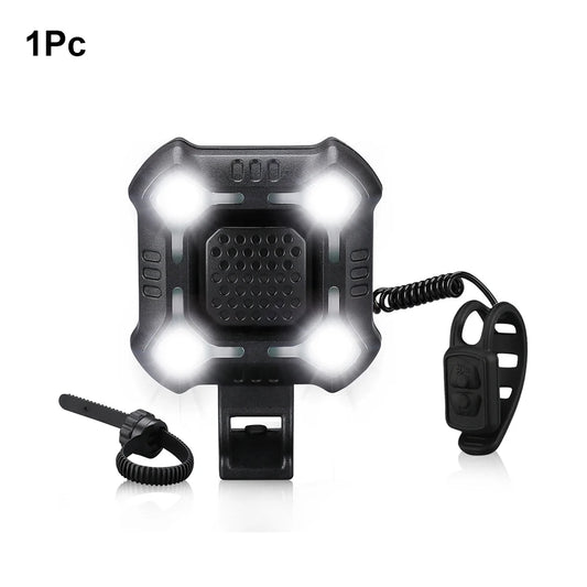 Sonnette Pour Vélo - BicycleLightBell™ - Noir