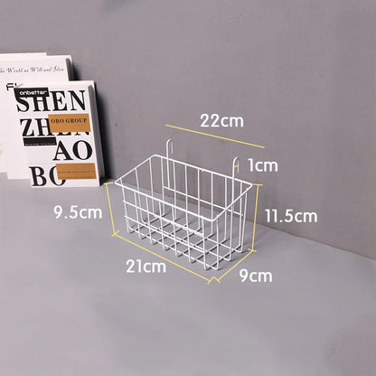 Rangement Mural - ClutterGrid™ - Panier Rectangle Blanc