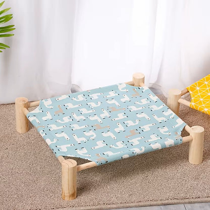 Hamac pour Chat - ZenPet™ - Alpaga Bleu Doux
