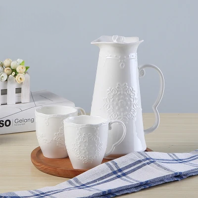 Service à Café - WhiteEmbossTea™