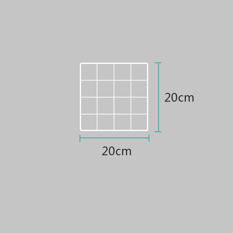 Rangement Mural - ClutterGrid™ - Grille Blanche