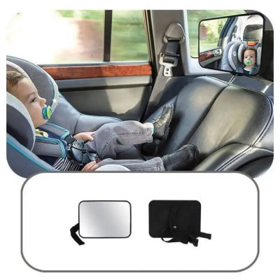 Miroir Voiture Bébé - RearViewBaby™ - Noir