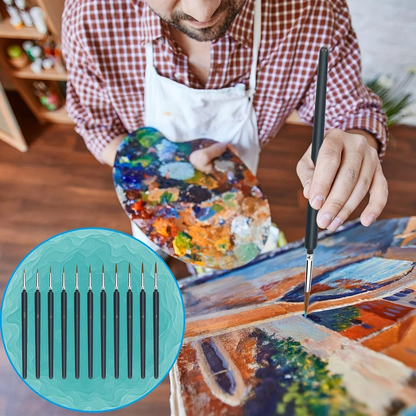 Pinceau Aquarelle - MicroBrushesSet™ - Noir