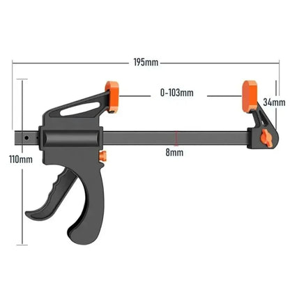 Serre Joint - FastClamp™ - Pince de travail de calcul de type F