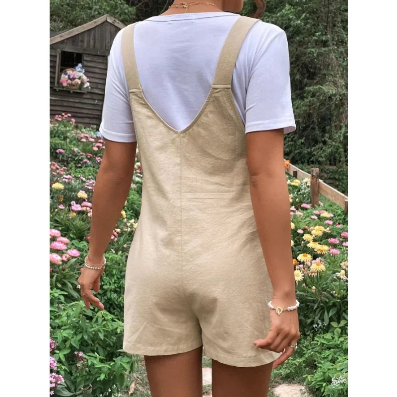 Salopette de Grossesse - MaternityJumpsuit™ - Beige