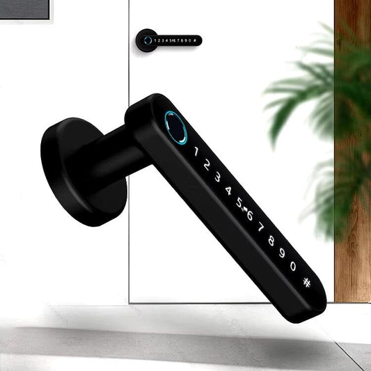 Serrure Empreinte Digitale - BiometricHandle™ - Noir