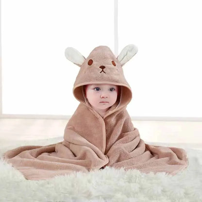 Serviette de Bain Bébé - SnugTowel™ - Lapin