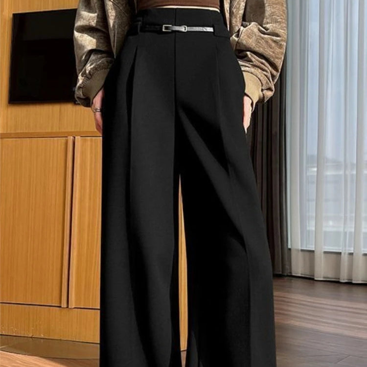 Pantalon Taille Haute Femme - WideChic™