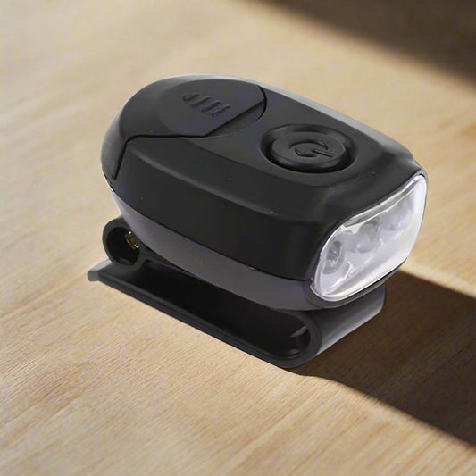 Lampe Frontale - LEDHatClipLight™ - Noir