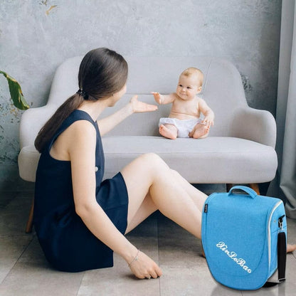 Lit Bebe Pliable - CozyNest™ - Bleu