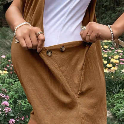 Salopette de Grossesse - MaternityJumpsuit™ - Marron