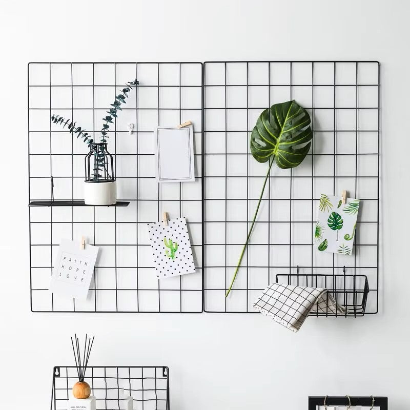 Rangement Mural - ClutterGrid™ - Grille Noire
