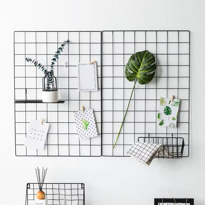 Rangement Mural - ClutterGrid™ - Grille Noire