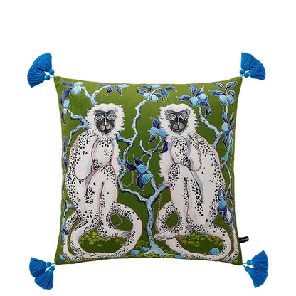 Housse de Coussin - SoftOrient™ - Singe Vert