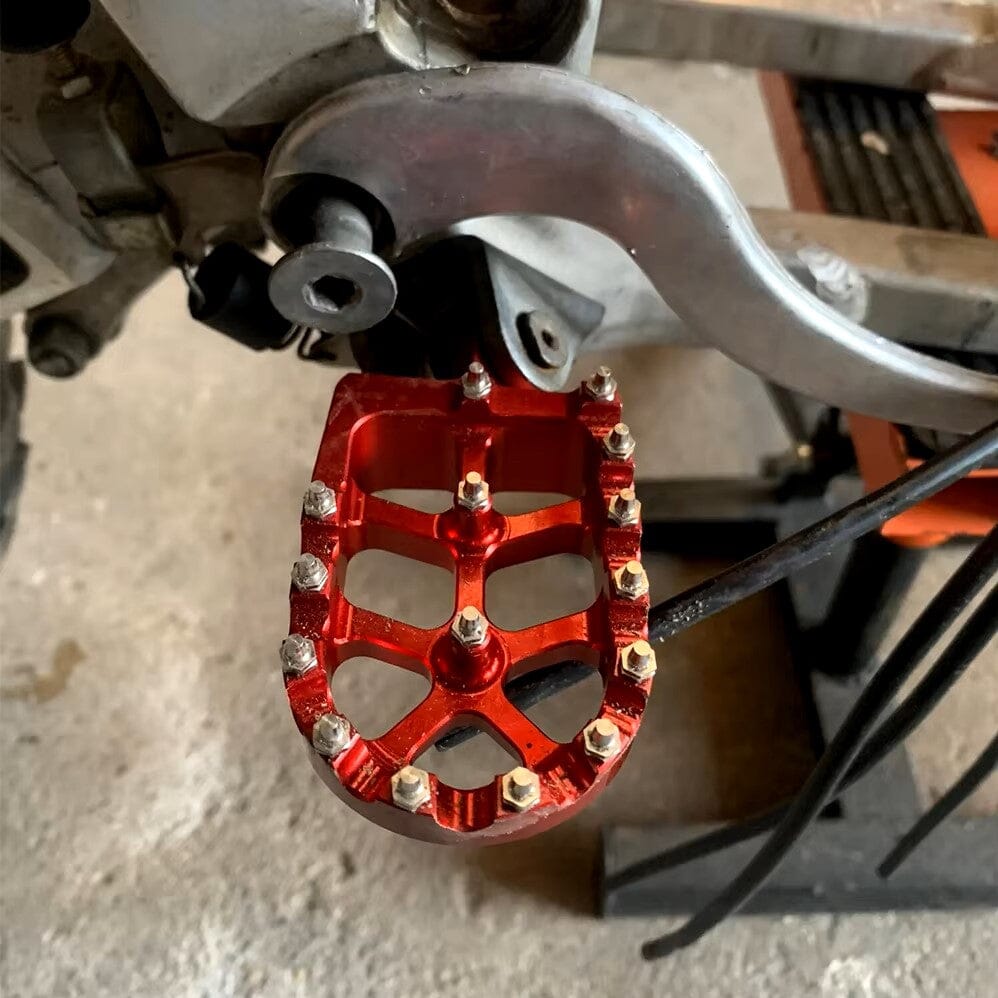 Repose Pieds - MotorcycleFootpegs™ - Rouge