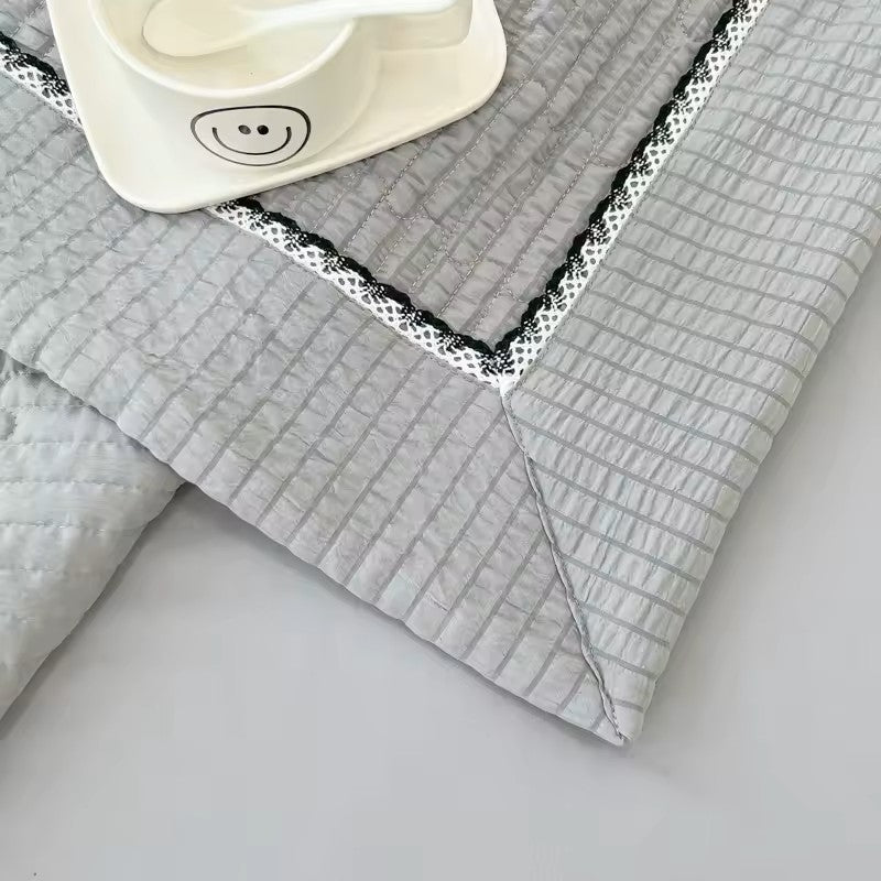 Couette Été - CottonSummerQuilt™ - Gris