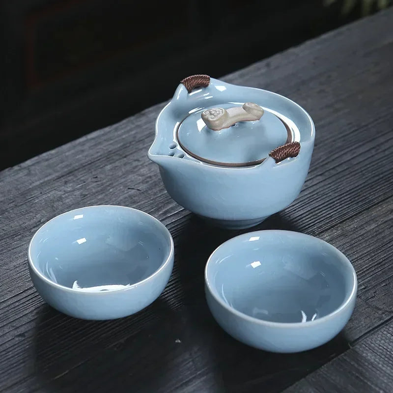 Théière Japonaise - TeapotSet™ - Bleu