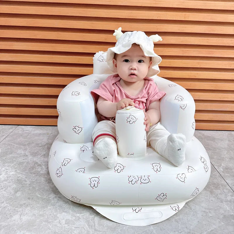 Canapé Gonflable - BabySeat™ - Blanc Lapin