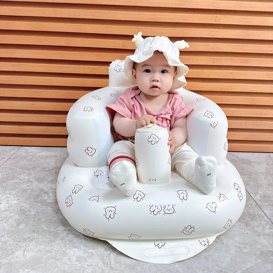 Canapé Gonflable - BabySeat™ - Blanc Lapin