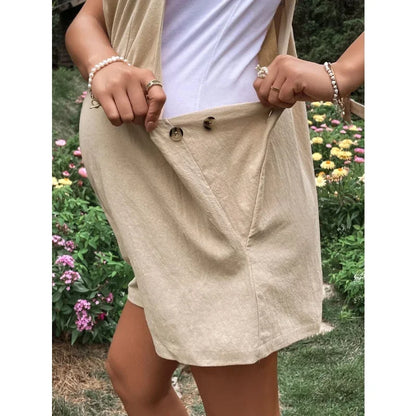 Salopette de Grossesse - MaternityJumpsuit™ - Beige