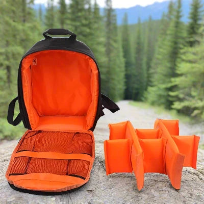 Sac appareil photo - MultifunctionalBackpack™ - Orange
