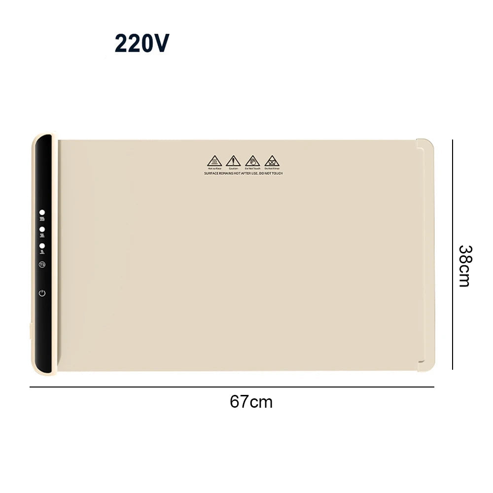 Plaque Chauffante Électrique - HeatTray™ - Blanc