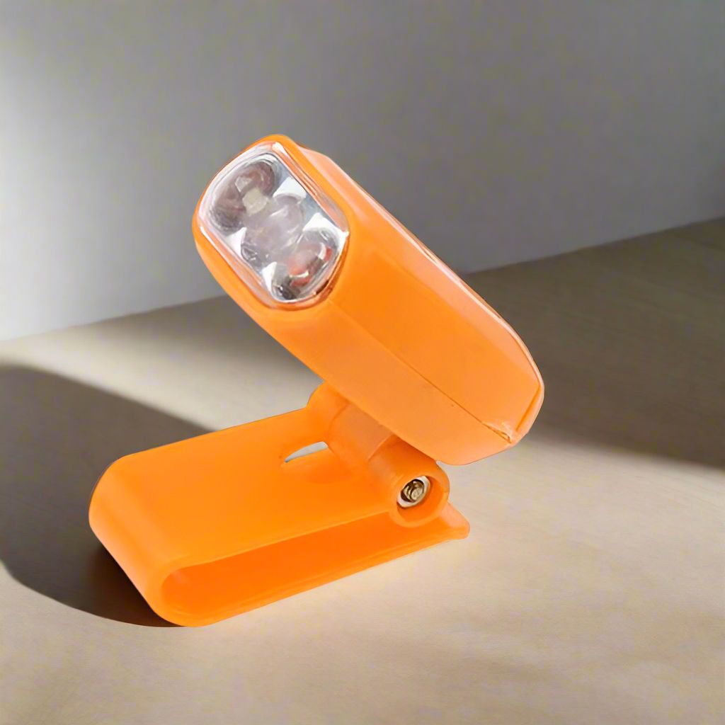 Lampe Frontale - LEDHatClipLight™ - Orange