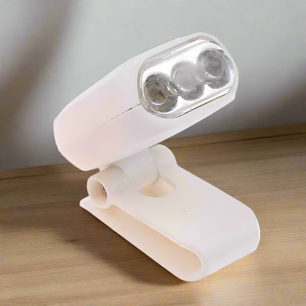 Lampe Frontale - LEDHatClipLight™ - Blanc